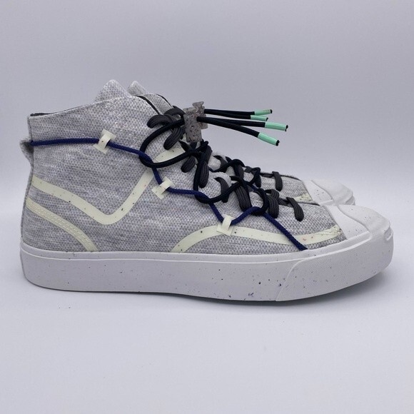 Converse Jack Purcell Rally Mid 'White Storm Wind' Unisex Men Shoes  |  Size:  8 - Picture 1 of 15